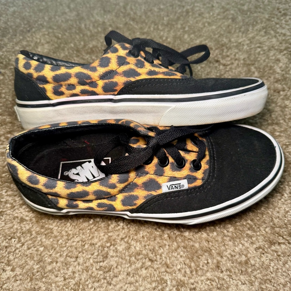 Vans Leopard Print Era Sneakers, Women’s Size 5 (Boy’s 3.5) - Picture 4 of 7
